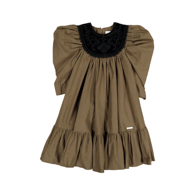 DARCY DRESS-Olive Green