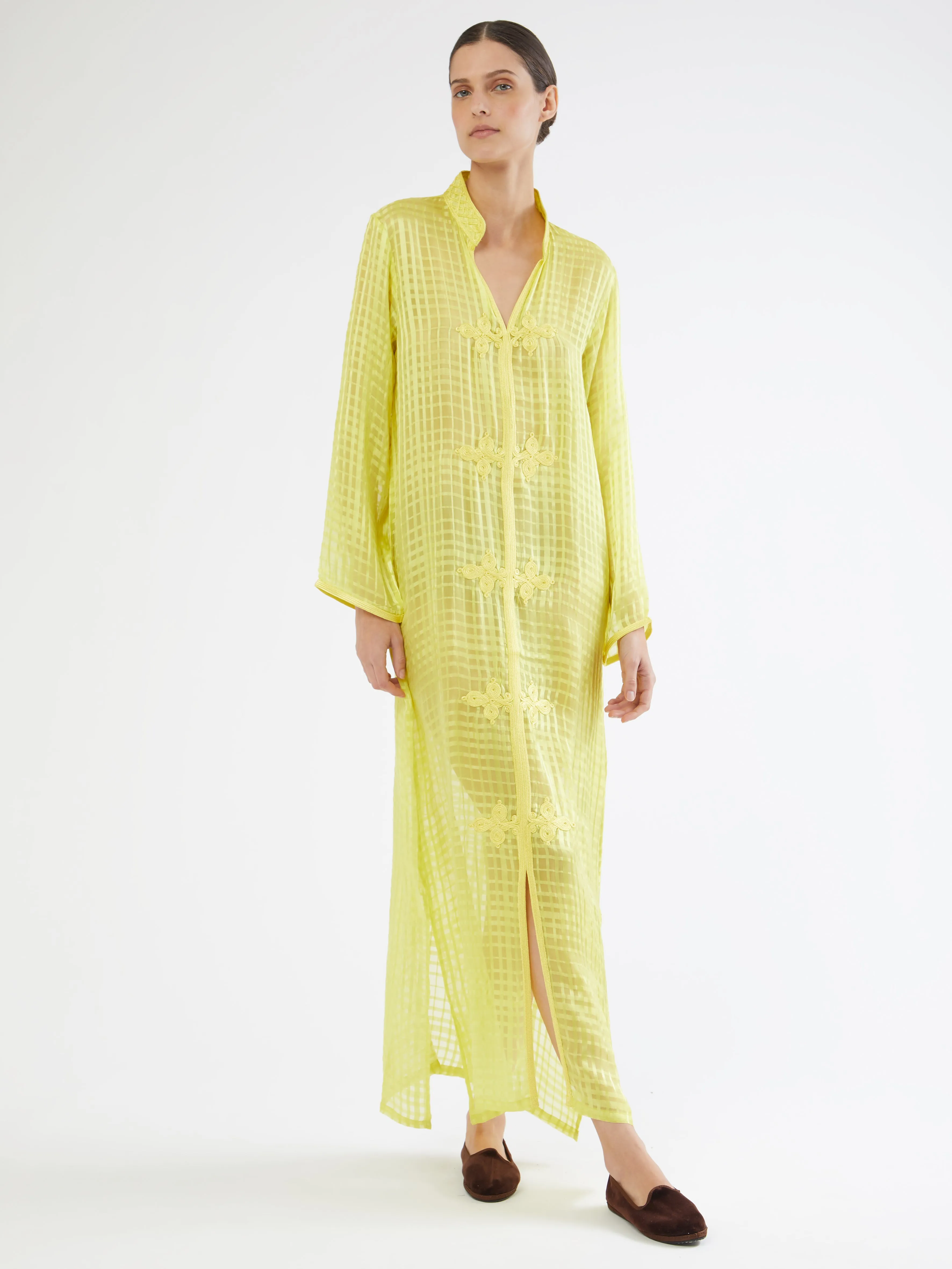 Moroccan Hind silk kaftan