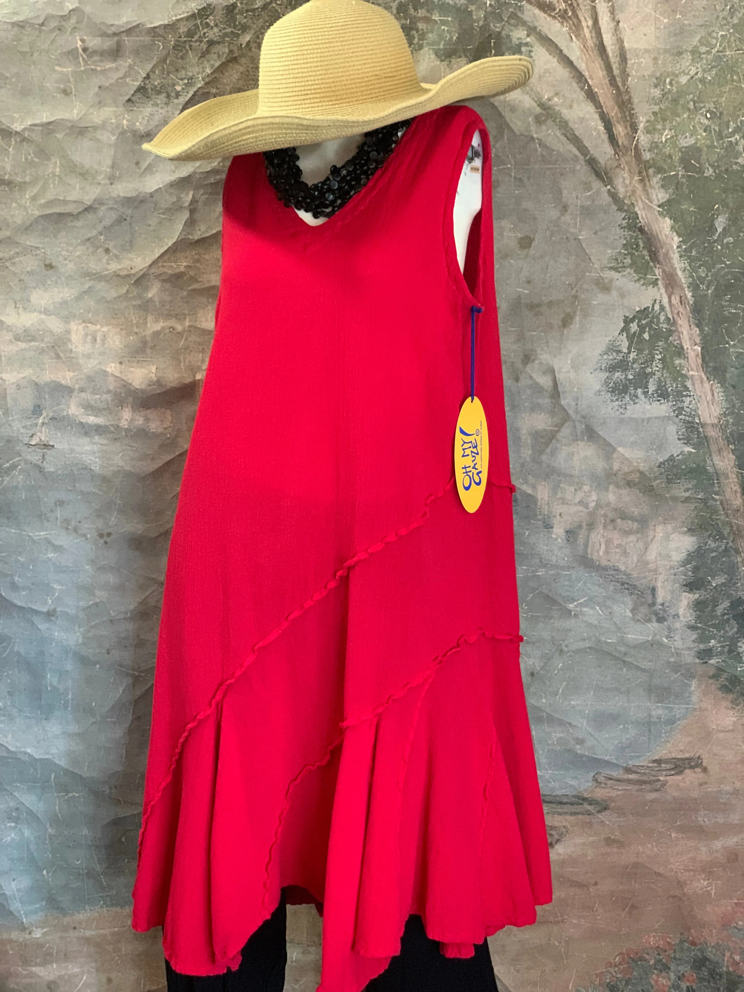 OMG Tabasco Dress-Crimson