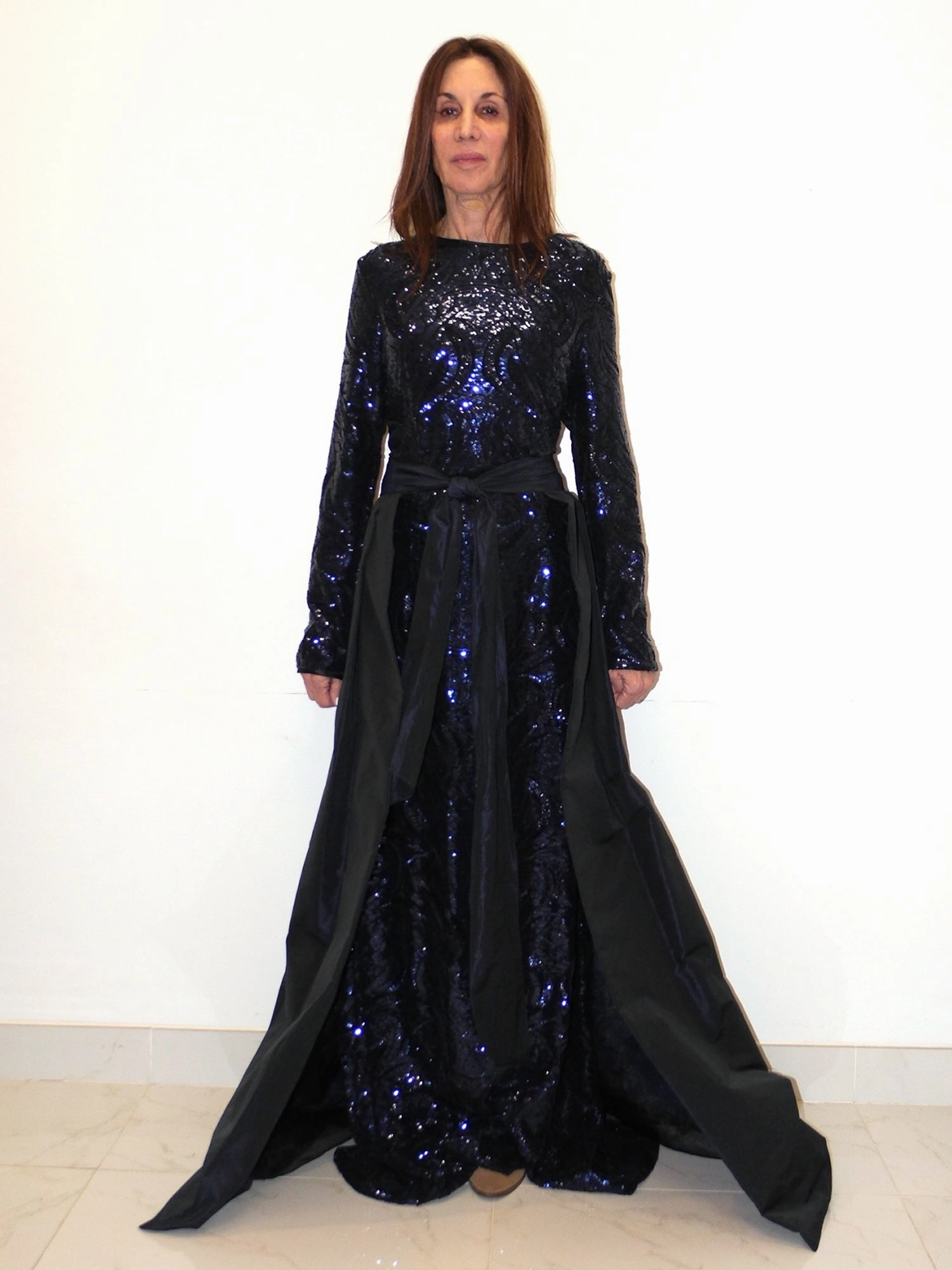 Teri John Leena Sequin Gown